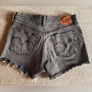 {Levi’s} 501 Denim Shorts Gray Size 29